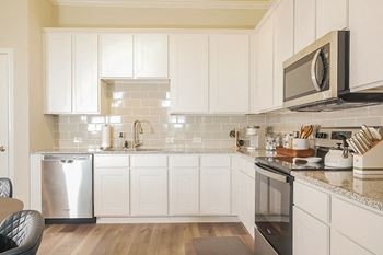 Stainless steel kitchen appliances